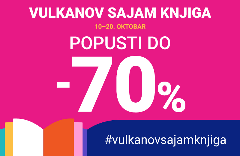 Sedam dana do Vulkanovog sajma knjiga – popusti i do 70%