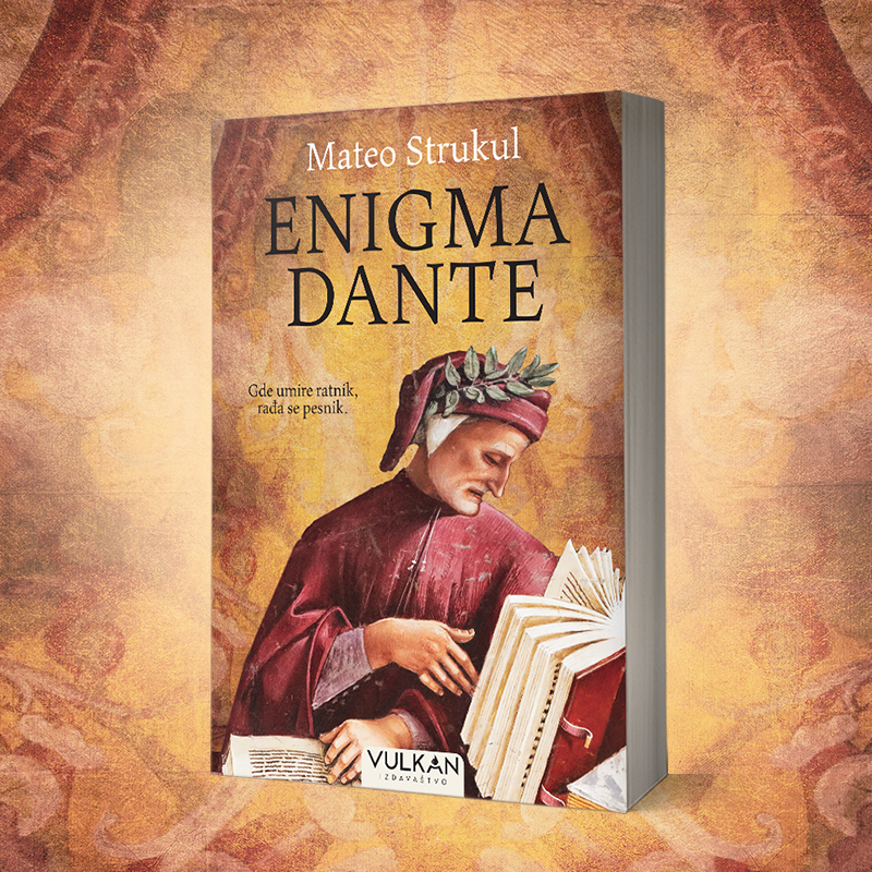 Novi istorijski roman Matea Strukula „Enigma Dante“ u prodaji