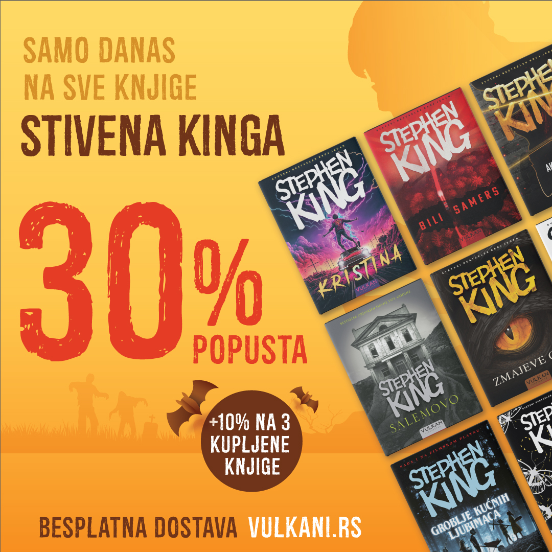 Dan Stivena Kinga na sajtu Vulkan izdavaštva – popust 30% + 10% na sve knjige