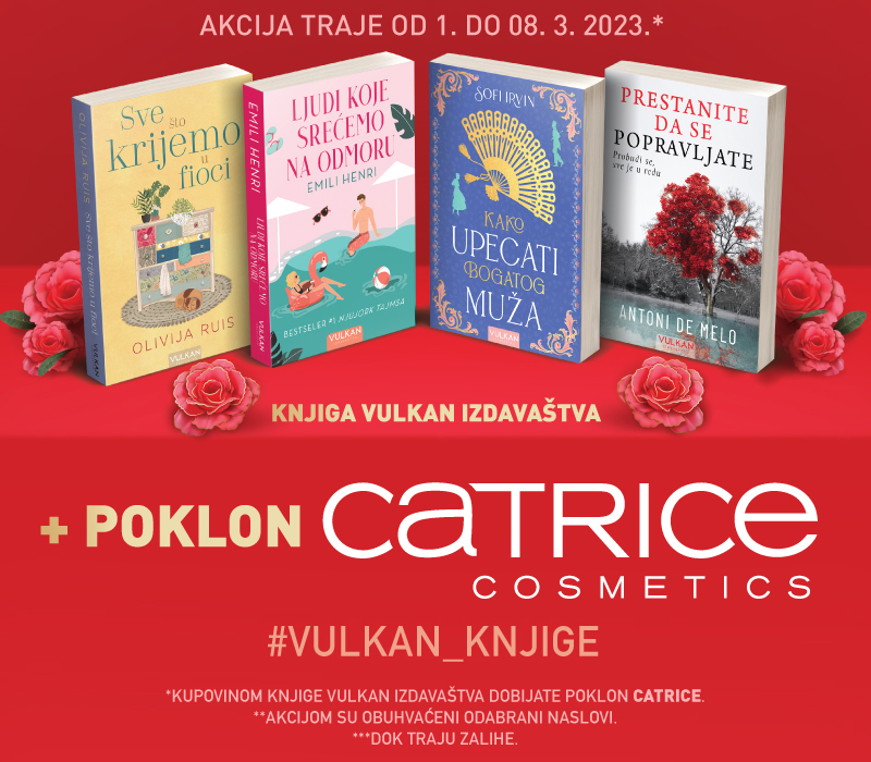 Damama na dar – knjiga Vulkan izdavaštva i Catrice kozmetika