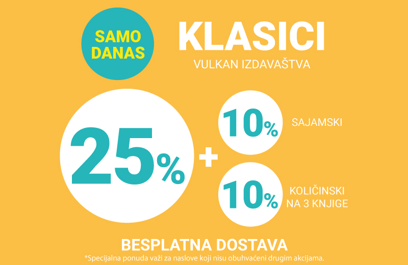 Vulkan klasici na specijalnoj sajamskoj akciji: 25% + 10% + 10% popusta