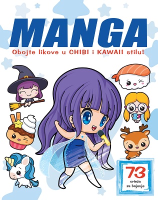 Manga: Obojte likove u chibi i kawaii stilu