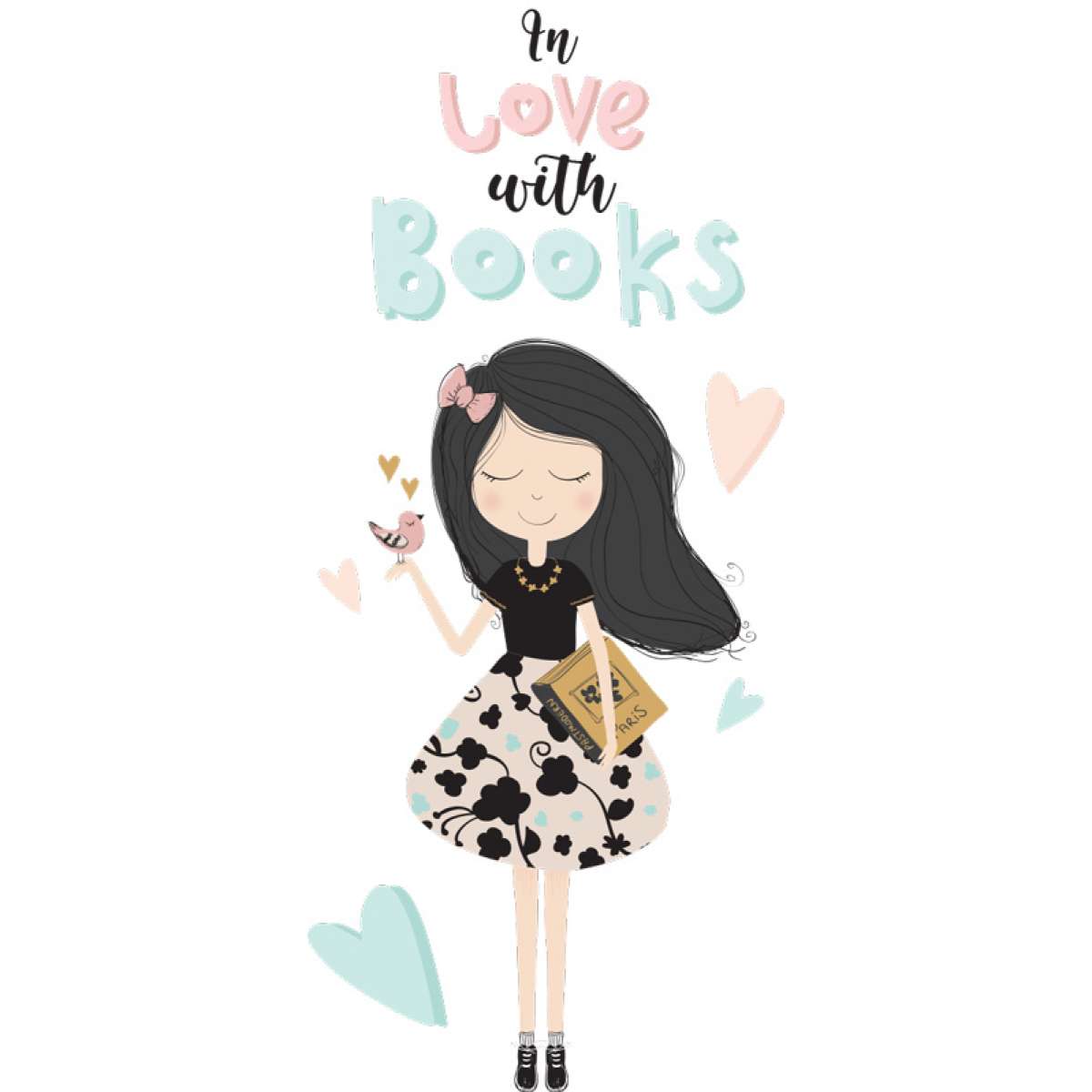 BOOKMARKER VB043 - IN LOVE WITH BOOKS 