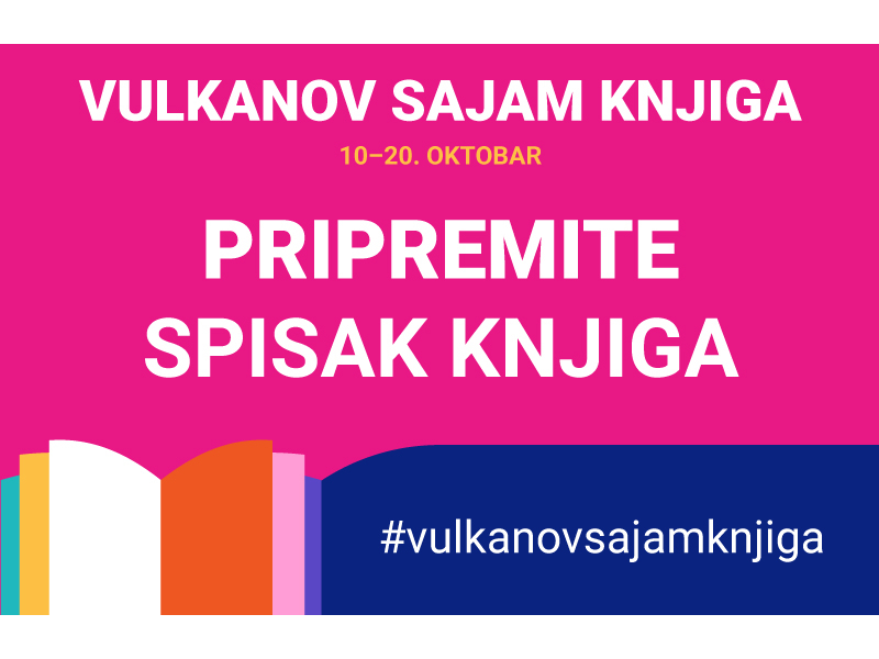 Peti Vulkanov sajam knjiga od 10. do 20. oktobra