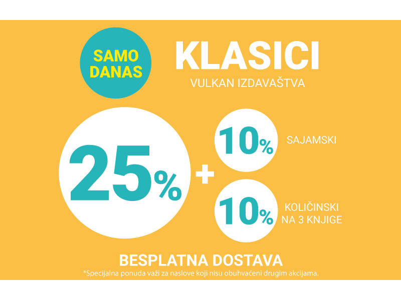 Vulkan klasici na specijalnoj sajamskoj akciji: 25% + 10% + 10% popusta